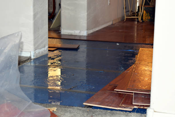Professional Flood Damage Restoration technician working in Sycamore, OH